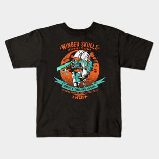 Winged Skulls Inhuman Company Kids T-Shirt